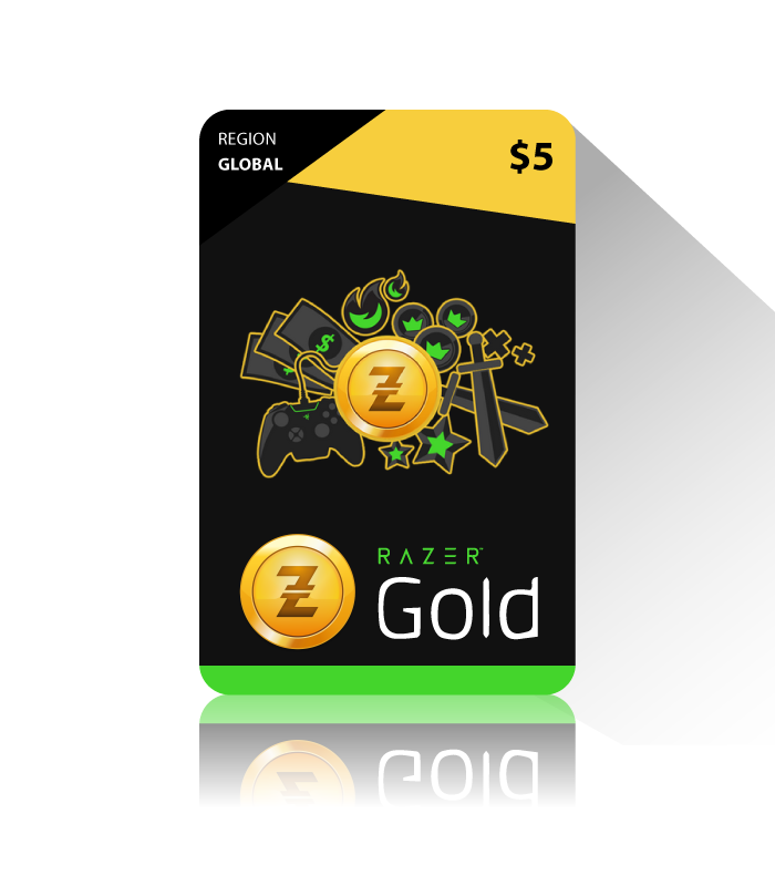 Razer Gold 5 Global (Email Delivery) Gift Cardz BD