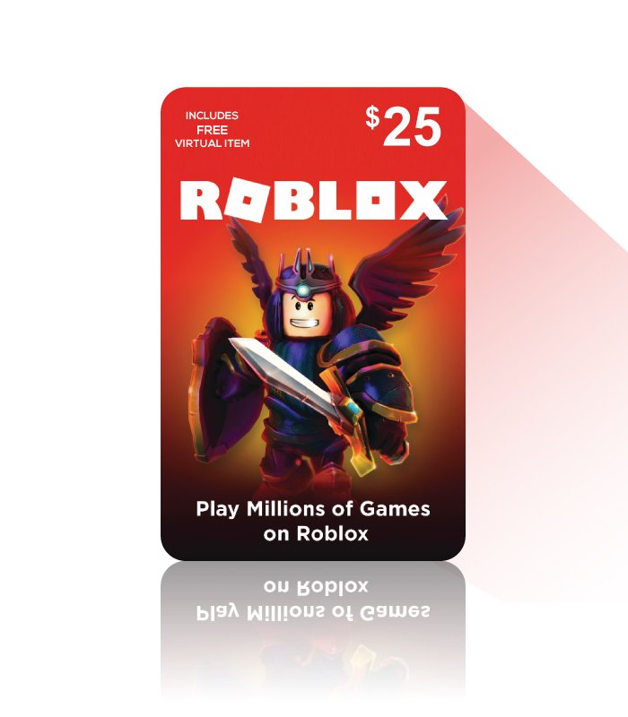 Roblox 25 USD, Digital Card, Delivery by Email & SMSLC-ROB25USD